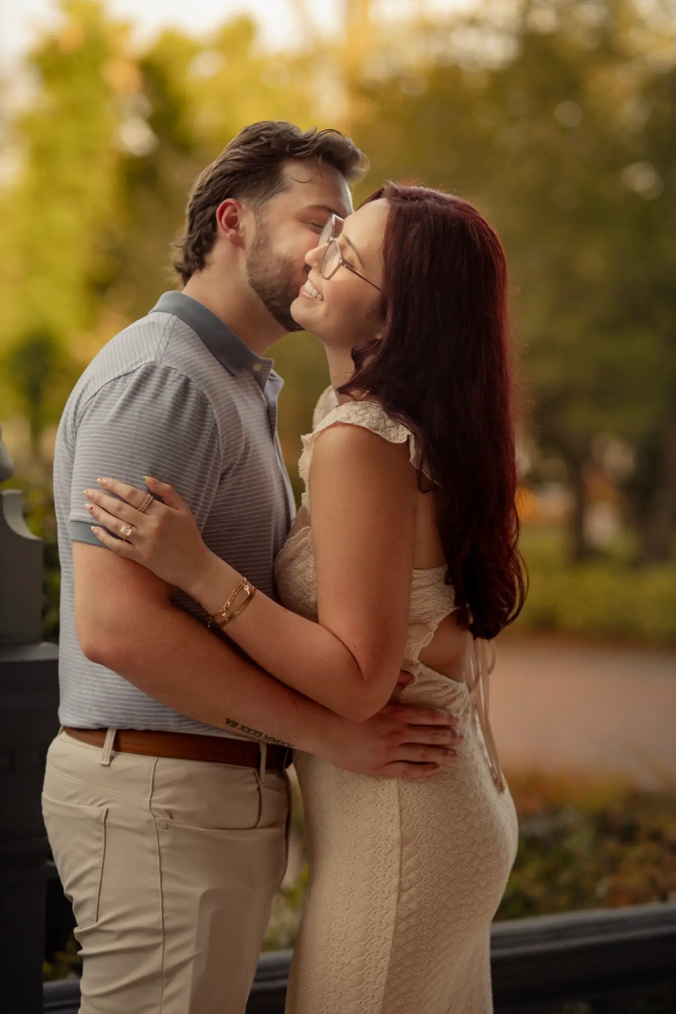 Sun-Drenched Couple Portrait, Florida Gulf Coast