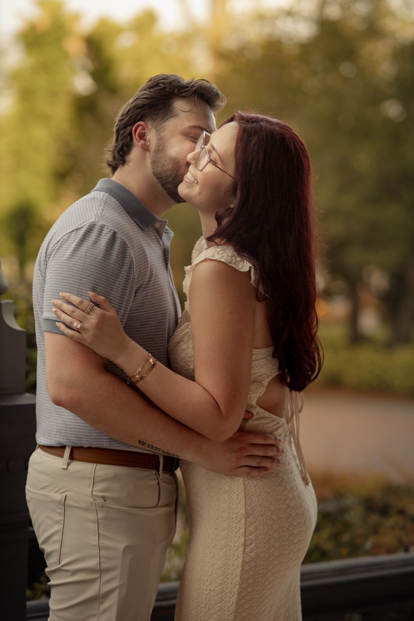 Sun-Drenched Couple Portrait, Florida Gulf Coast