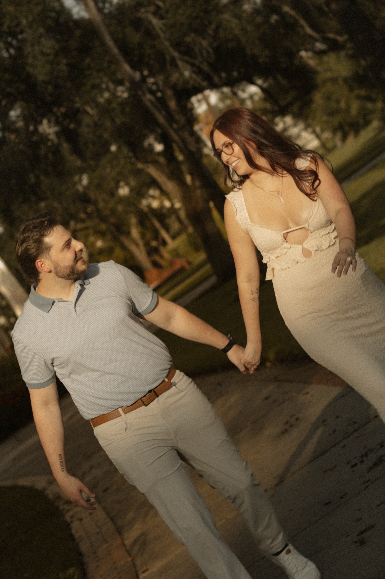 Casual Lifestyle Walk in Florida Park, Florida Nature Preserve